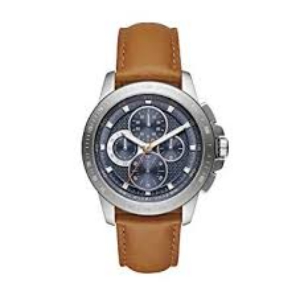 Michael Kors Blue/Brown Leather Watch MK8518
